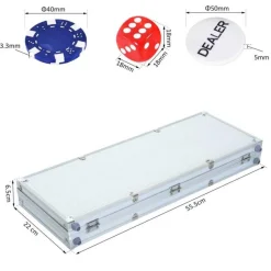 - Juego de Póker Aluminio*Homcom Best