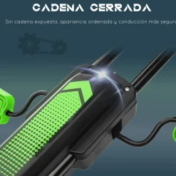 Online - Kart de pedales Negro/Verde Vehículos De Batería O A Pedales