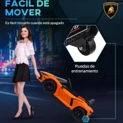 Online Homcom - Lamborghini Revuelto eléctrico Naranja con mando Vehículos De Batería O A Pedales