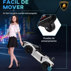Best Homcom - Lamborghini Revuelto eléctrico Blanco con mando Vehículos De Batería O A Pedales