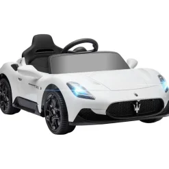 Online Homcom - Maserati MC20 eléctrico Blanco con mando Vehículos De Batería O A Pedales