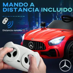 Homcom - Mercedes AMG GTR Batería con mando a distancia Rojo*AIYAPLAY Sale