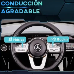 Discount Homcom - Mercedes Benz AMG CLA 45 eléctrico Negro con mando Vehículos De Batería O A Pedales