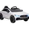 Clearance Homcom - Mercedes Benz AMG CLA 45 eléctrico Blanco con mando Vehículos De Batería O A Pedales