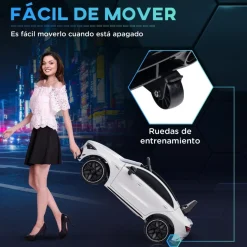 Clearance Homcom - Mercedes Benz AMG CLA 45 eléctrico Blanco con mando Vehículos De Batería O A Pedales