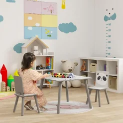 Hot Homcom - Mesa con 2 sillas Panda Estilo De Vida