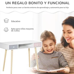 - Mesa de escritorio infantil*Homcom Sale
