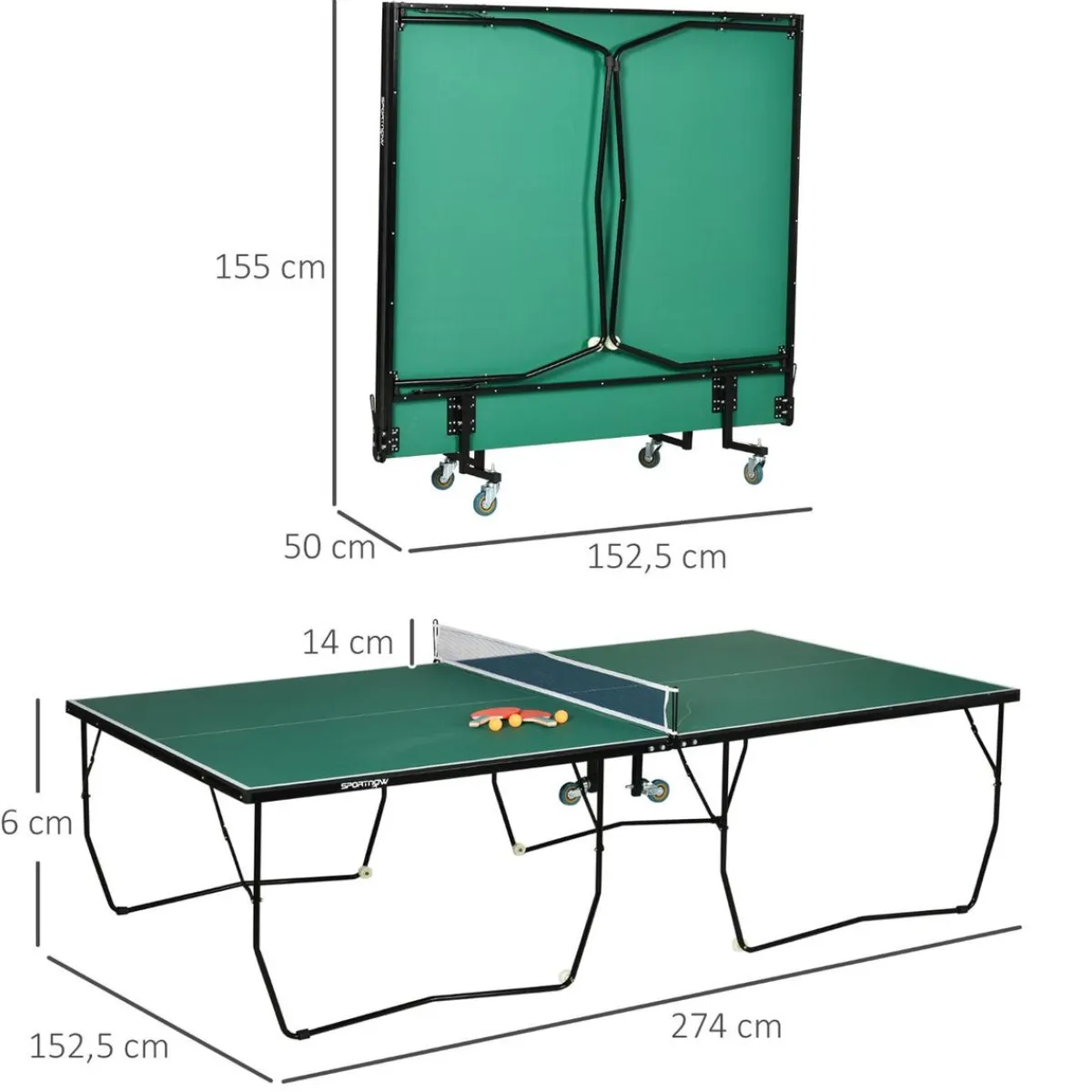Clearance - Mesa de ping pong plegable Deportes