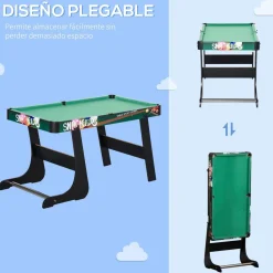 Outlet - Mesa multijuegos 6 en 1 plegable Deportes|Futbolines