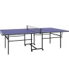 Discount Homcom - Mesa Ping Pong plegable con 4 ruedas Deportes