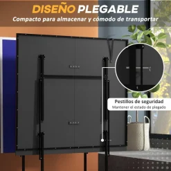 Discount Homcom - Mesa Ping Pong plegable con 4 ruedas Deportes
