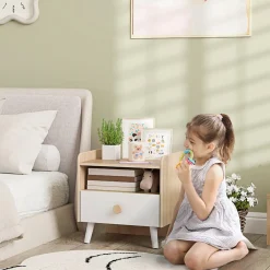 Homcom - Mesilla de noche infantil*AIYAPLAY Online