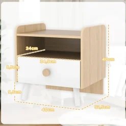 Homcom - Mesilla de noche infantil*AIYAPLAY Online