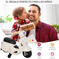 - Mini moto Eléctrica Vespa Blanco*Homcom Online