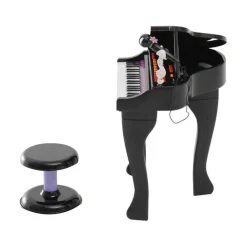 Best - Mini Piano Electrónico de Juguete Negro Música|Electrónicos