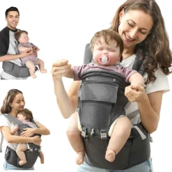 Online Homcom - Mochila portabebés ajustable Portabebés Y Bici·Portabebés Y Mochilas