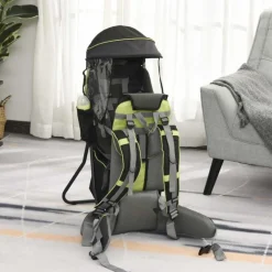 Clearance - Mochila Portabebés Plegable con Dosel Portabebés Y Bici·Portabebés Y Mochilas