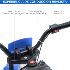 Hot - Moto eléctrica azul-blanco Vehículos De Batería O A Pedales