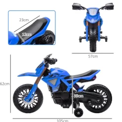 Homcom - Moto eléctrica batería 6 V Azul*AIYAPLAY Best