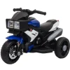 - Moto eléctrica batería 3 ruedas Trimoto Negro y Azul*Homcom