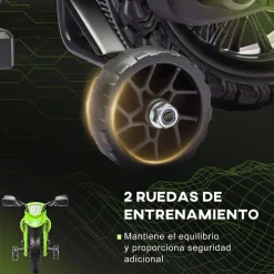 Best Homcom - Moto eléctrica batería 6 V Verde Vehículos De Batería O A Pedales