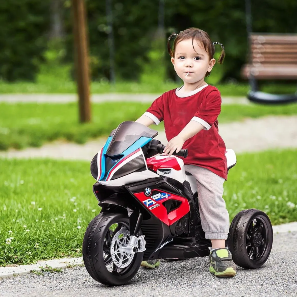 - Moto eléctrica BMW HP4 roja*Homcom Sale