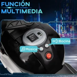 New - Moto eléctrica con luz y música Vehículos De Batería O A Pedales