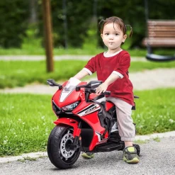 Discount - Moto eléctrica Honda roja Vehículos De Batería O A Pedales