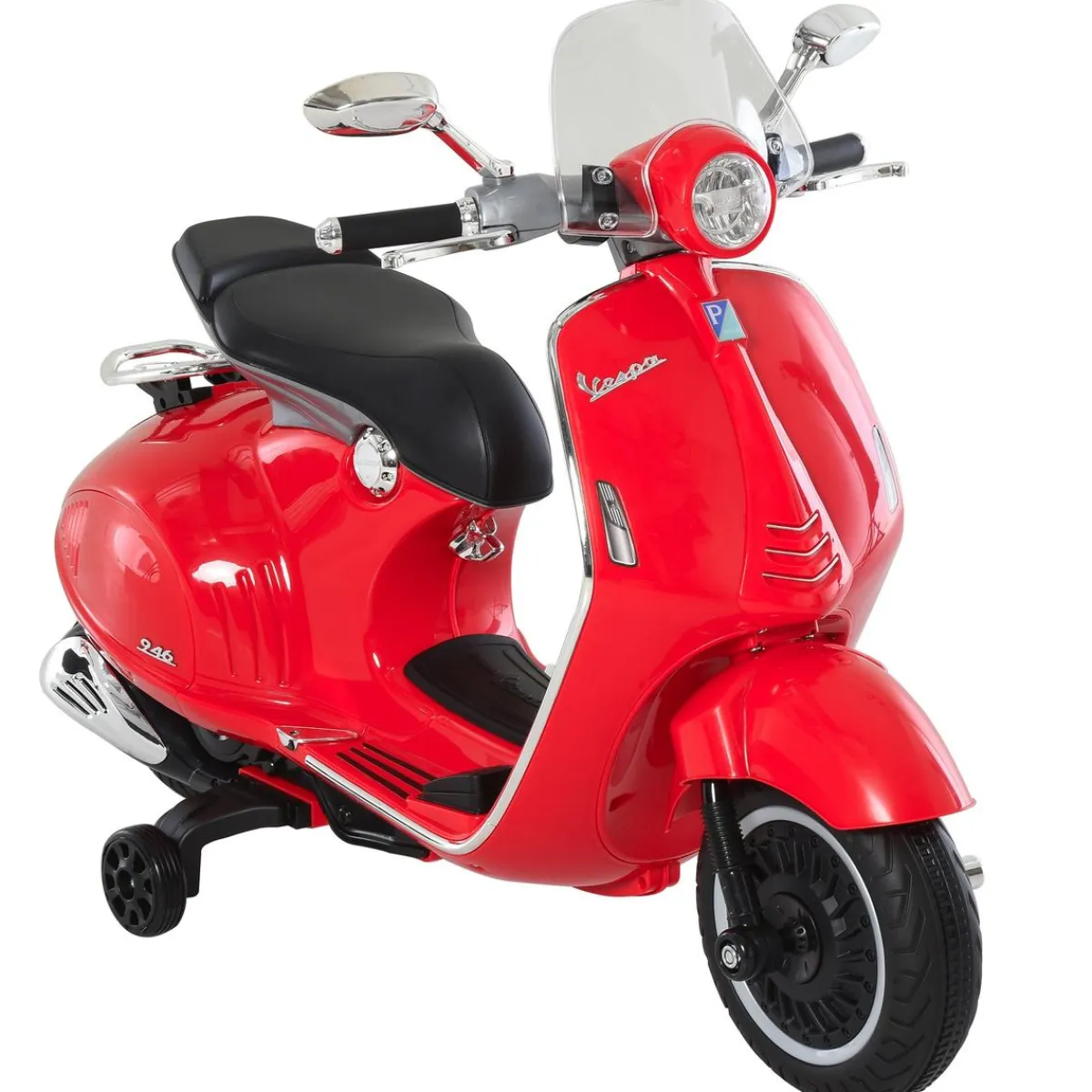 - Moto eléctrica infantil roja - Vespa Scooter*Homcom Clearance
