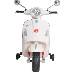 Discount - Moto Eléctrica Infantil Blanco Vehículos De Batería O A Pedales