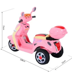 - Moto Eléctrica Infantil Tipo Triciclo*Homcom Sale