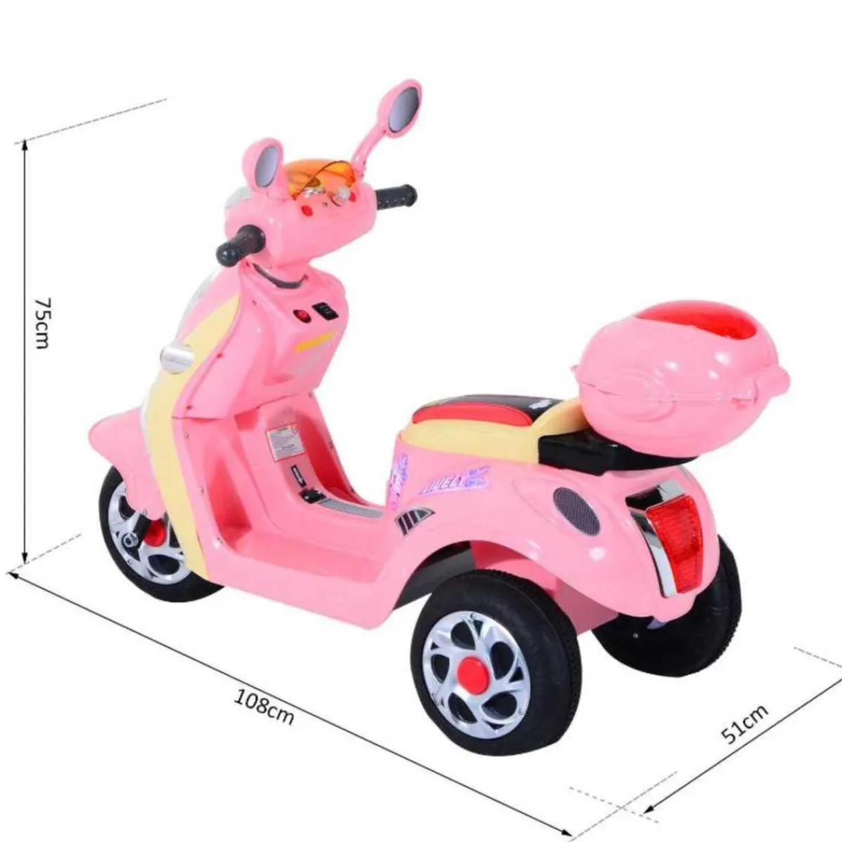 - Moto Eléctrica Infantil Tipo Triciclo*Homcom Sale
