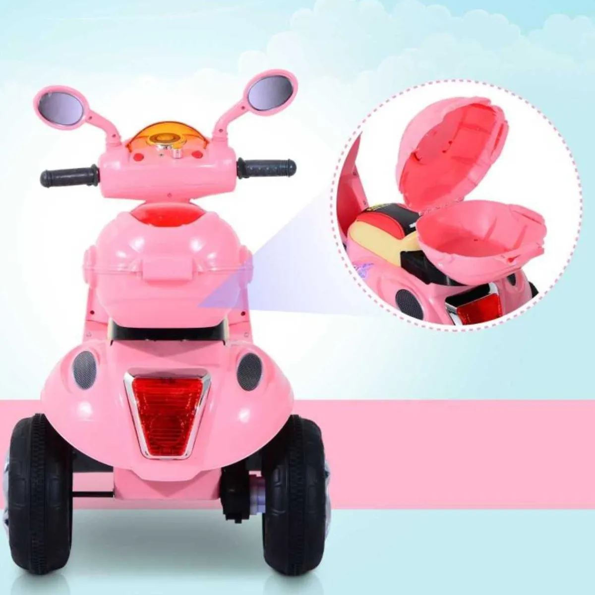 - Moto Eléctrica Infantil Tipo Triciclo*Homcom Sale
