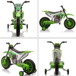 - Moto eléctrica 12V verde*Homcom Best