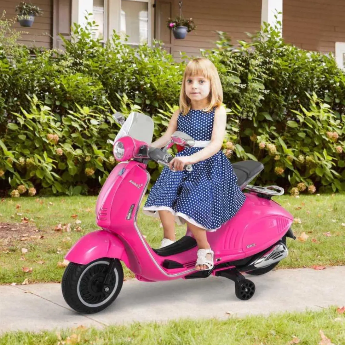 - Moto Eléctrica Vespa Infantil Rosa*Homcom Discount