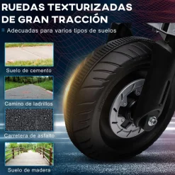 Online - Moto eléctriva 6V blanco/negro Vehículos De Batería O A Pedales