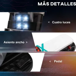 Online - Moto eléctriva 6V blanco/negro Vehículos De Batería O A Pedales