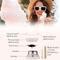 - Máquina Blanca de Algodón de Azúcar Figuras De Acción