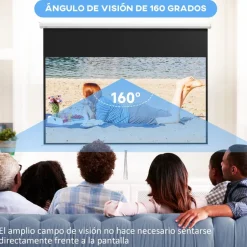 Online - Pantalla de proyección 100'' Blanco Electrónicos