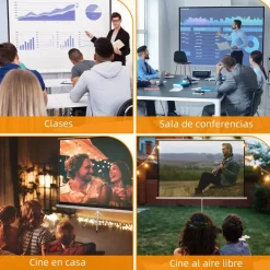 - Pantalla de proyección 120'' Blanco Electrónicos