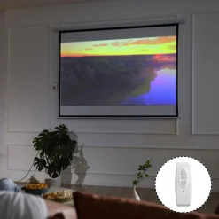New - Pantalla de proyección motorizada 100''con mando Electrónicos