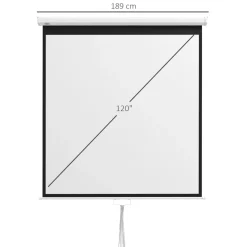 Sale - Pantalla de proyección 99'' Blanco Electrónicos