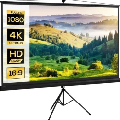 Best - Pantalla de proyección 100'' Negro Electrónicos