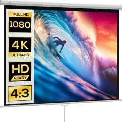 Clearance - Pantalla de proyección 84'' Blanco Electrónicos