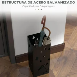 New - Paragüero Negro Estilo De Vida