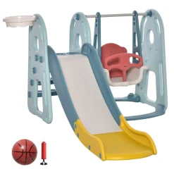 Clearance - Parque infantil de actividades 3 en 1 Columpios