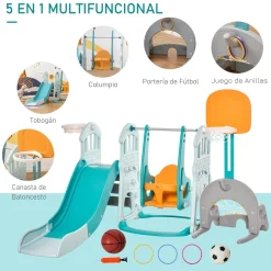- Parque infantil de actividades 5 en 1*Homcom Outlet