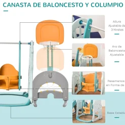 - Parque infantil de actividades 5 en 1*Homcom Outlet