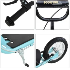 Clearance - Patinete Ajustable Para Niños Azul Patines Y Monopatines