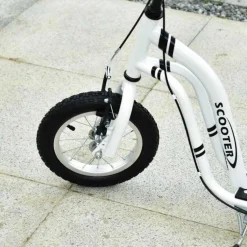 Best - Patinete Ajustable Para Niños Blanco/Negro Patines Y Monopatines